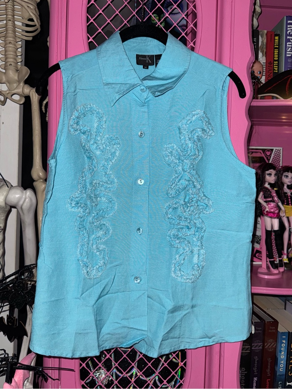 VTG Dina K sleeveless blouse